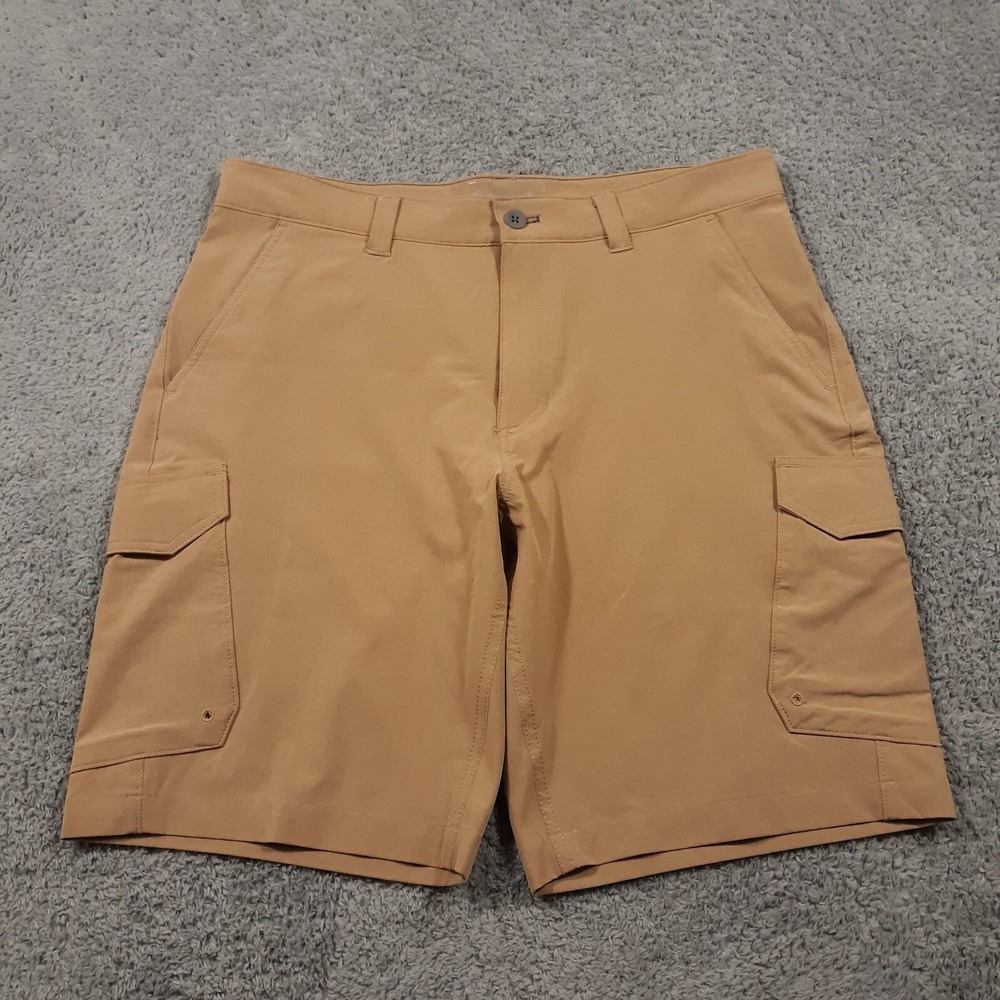Eddie Bauer Shorts Mens Size 35 x 10 Hiking Outdoor Camping Travel Brown Cargo